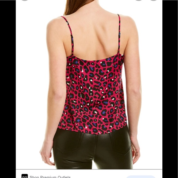 David Lerner Elsa V-Neck Cami W/ Chain SZ large - Picture 4 of 9